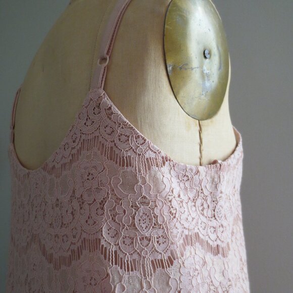 Lace Pink Mini Dress - Picture 6 of 11